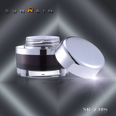 la crème cosmétique personnalisable de 30ml 50ml cogne SR-2386, pots en plastique de lotion