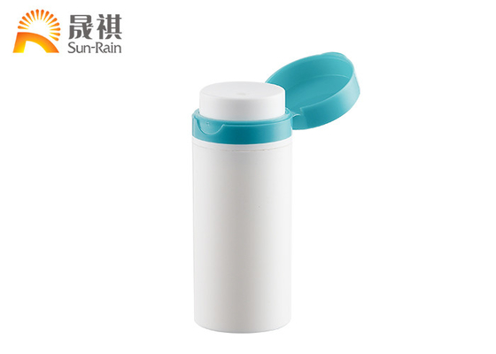 Emballage cosmétique de soins de la peau de bouteille privée d'air en plastique de pompe pour la crème de visage SR-2119M