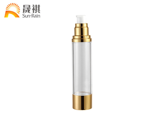 Collier d'or d'alun d'AAirless de bouteille cosmétique de pompe EN TANT QUE bouteille SR-2108C de lotion de corps