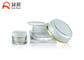 Pots crèmes vides acryliques blancs, conteneur en plastique rond 15ml 30ml 50ml de maquillage