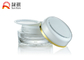 Pots crèmes vides acryliques blancs, conteneur en plastique rond 15ml 30ml 50ml de maquillage