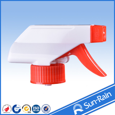 Pulvérisateur en plastique blanc rouge de déclencheur d'amorçage rapide avec des becs de jet/courant