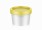 Pots crèmes en plastique mono de pp autour de l'emballage cosmétique des pots 45ml de pots en plastique de crème
