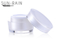 Pots cosmétiques en plastique ronds argentés/matériel crème vide SR-2303A du conteneur PMMA