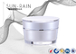 Pots cosmétiques en plastique ronds argentés/matériel crème vide SR-2303A du conteneur PMMA