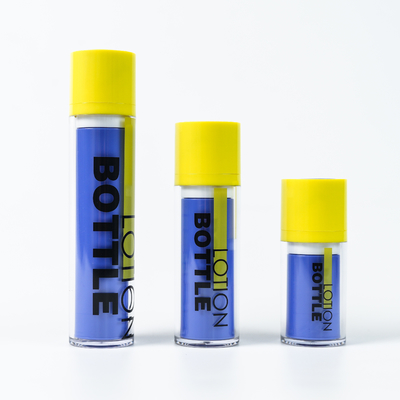 Bouteille rotative cosmétique de 15 ml 30 ml 50 ml pour les emballages de soins de la peau avec sérigraphie