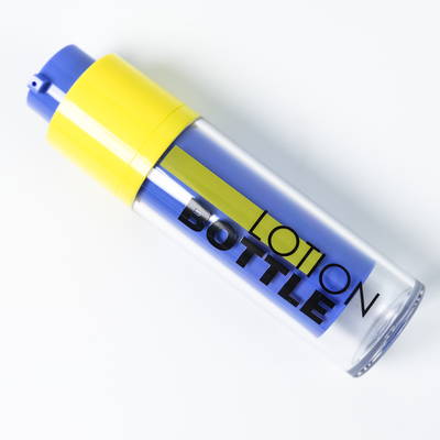 Bouteille rotative cosmétique de 15 ml 30 ml 50 ml pour les emballages de soins de la peau avec sérigraphie