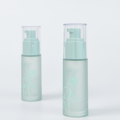 30 ml 50 ml Bouteille de pompe sans air AS à vis à paroi unique pour emballage de soins personnels