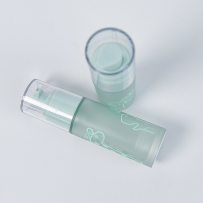 30 ml 50 ml Bouteille de pompe sans air AS à vis à paroi unique pour emballage de soins personnels