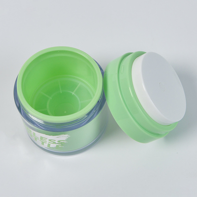 Bouteille PET vide Bouteille de pompe sans air Pour le contenant de crème corporelle rechargeable de matériau PP personnalisé