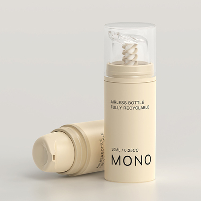 Lotion sans air Cosmétique pour soins de la peau Emballage Bouteille de pompe personnalisée 15 ml 30 ml 50 ml Cosmétique Mini