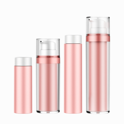 30 ml 50 ml Pompes PET Emballage Cosmétique Remplaçable Remplaçable PET Bouteille de crème pour le visage à double paroi