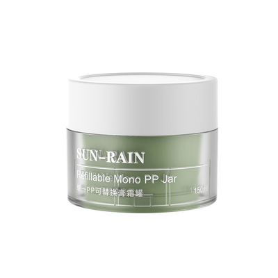 Plastique PP Crème cosmétique Bouteilles de pots Contenants 50ml 100ml 150ml 200ml