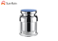 Pots cosmétiques en plastique transparents argentés, petits pots en plastique avec les couvercles 30ml 50ml SR2372