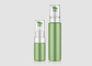Les bouteilles vertes de lotion de pompe d'animal familier vissent l'emballage cosmétique de bouteille d'animal familier