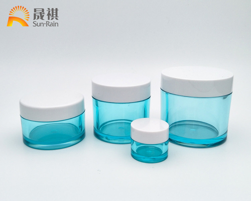 La crème cosmétique en plastique de Petg cogne l'emballage avec la grande capacité 5g 15g 30g 100g